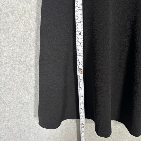 Foreign Exchange Dress Large Mini Crochet Lace Witchy Skater Boho Cowgirl Gothic - Picture 4 of 11